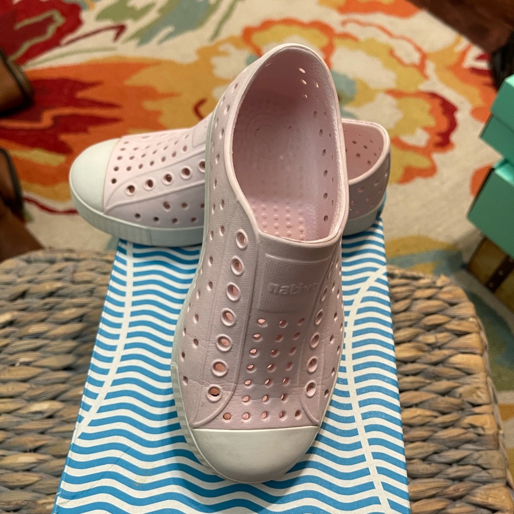 Light Pink Native Slide Ins for Girls